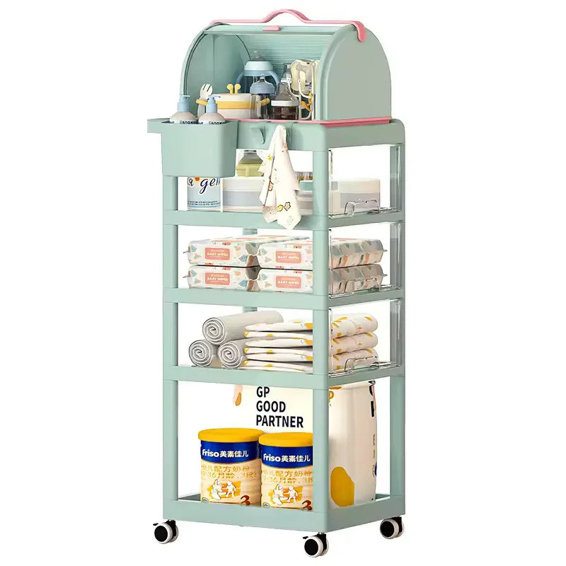 Large Capacity Storage Trolley with Wheels