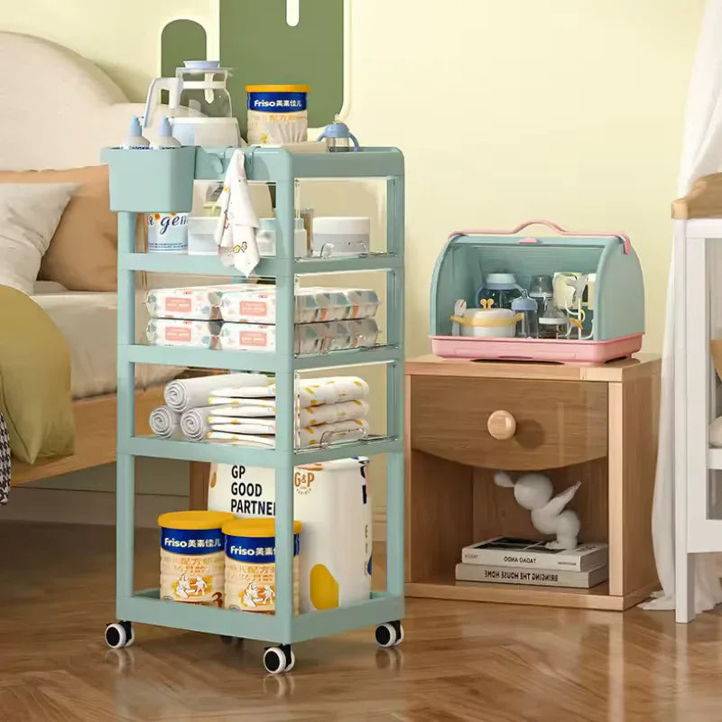Large Capacity Storage Trolley with Wheels