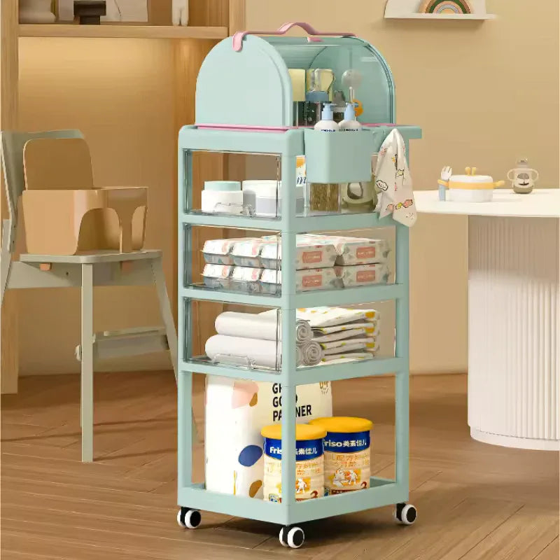 Large Capacity Storage Trolley with Wheels