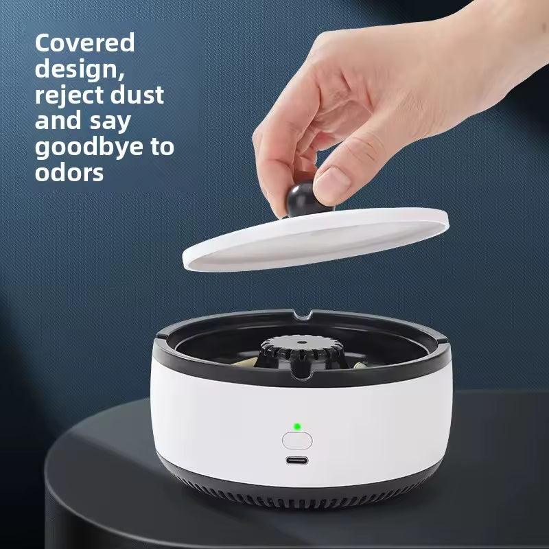 Smart Air Purifier Ashtray for Vehicles