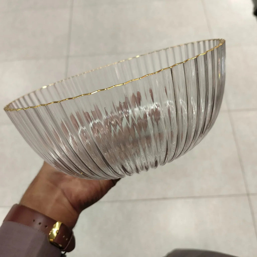 Acrylic Fruit Bowl – Transparent Modern Design