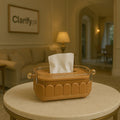 Premium  Luxury Tissue Box – Crystal Knob Edition random colours