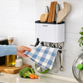 Ecoco Wall-Mount Cutlery Organizer – Integrated Kitchen Station