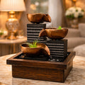 Zen-Flow Electric Fiber Fountain – Indoor Oasis Edition