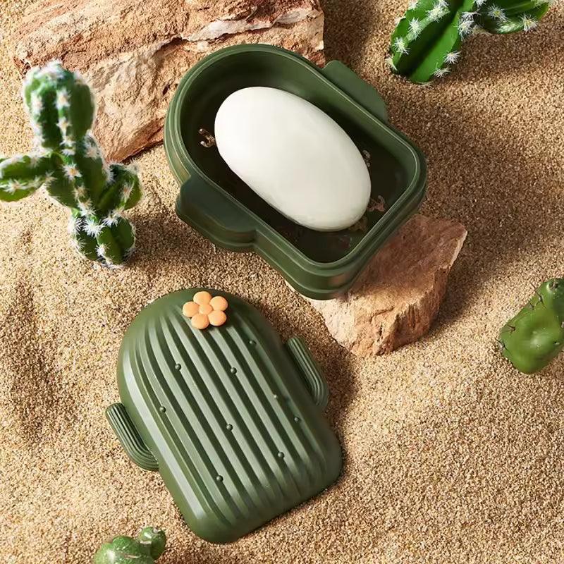 Cactus Shape Soap Dish Holder - Cute Soap Box