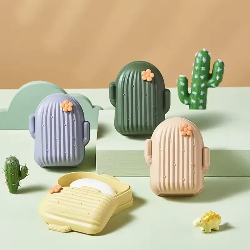 Cactus Shape Soap Dish Holder - Cute Soap Box