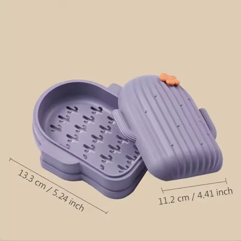 Cactus Shape Soap Dish Holder - Cute Soap Box