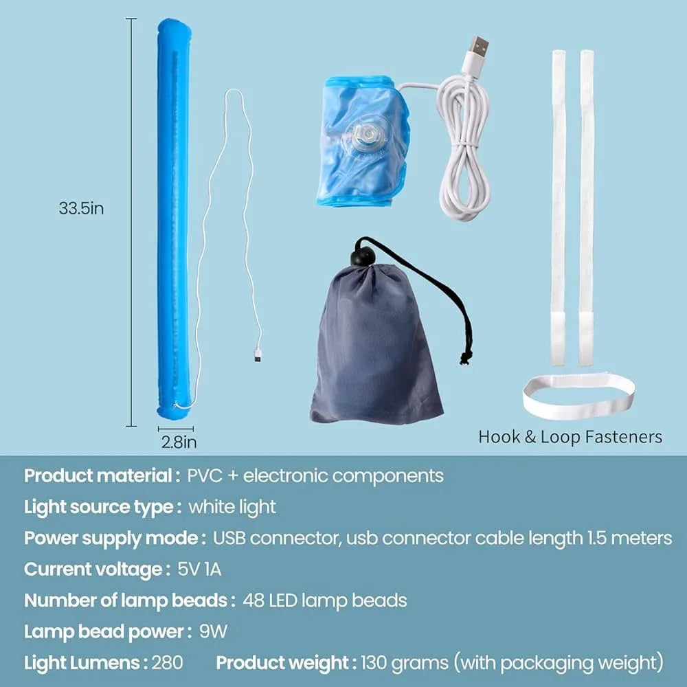 Camping Inflatable Light with Portable Carry Bag