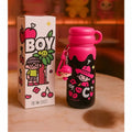 Cartoon Cherry Water Bottle 500ml - Cute Design