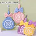 Lollipop Design Bathroom Towel with Bow