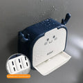 Cartoon Soap Holder Wall Mounted with Drain