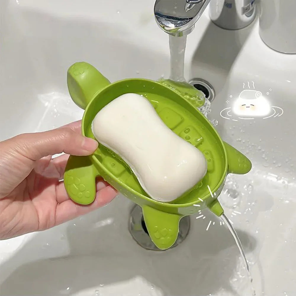 Cartoon Turtle Soap Holder - Cute & Functional