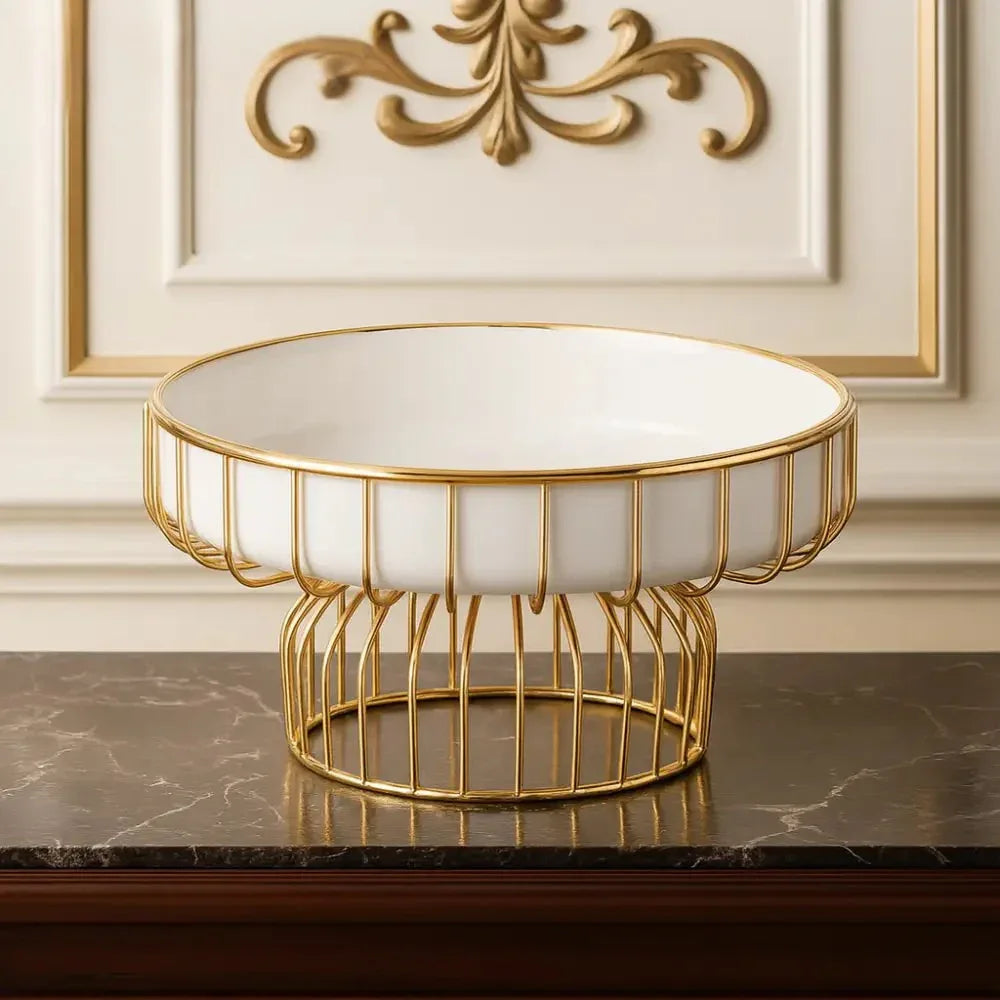 Clarify.pk Ceramic Pedestal Bowl with Stand - Elegant Design