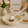 Long handle kitchen pot brush - Non-Scratch