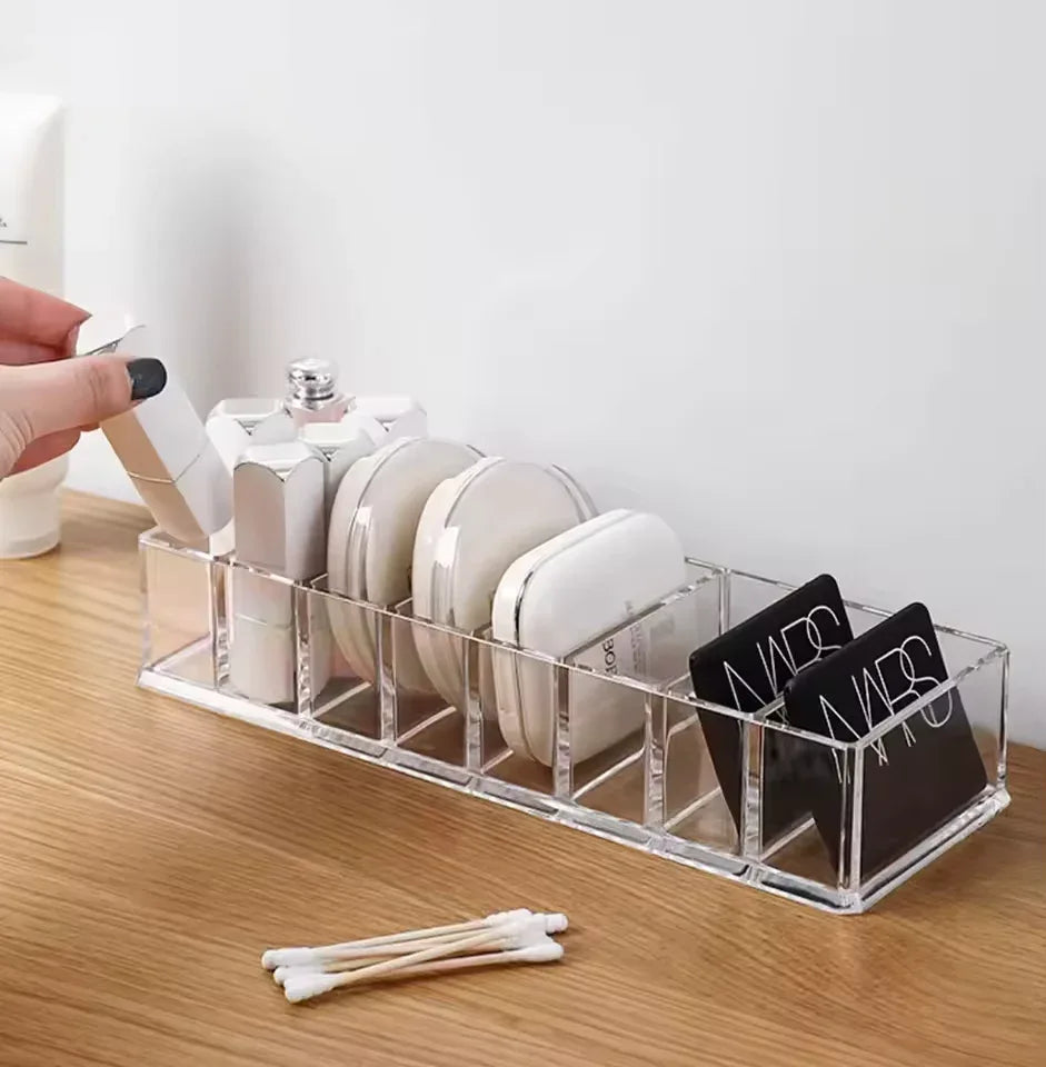 8 Compartment Organizer for Cosmetics & Accessories