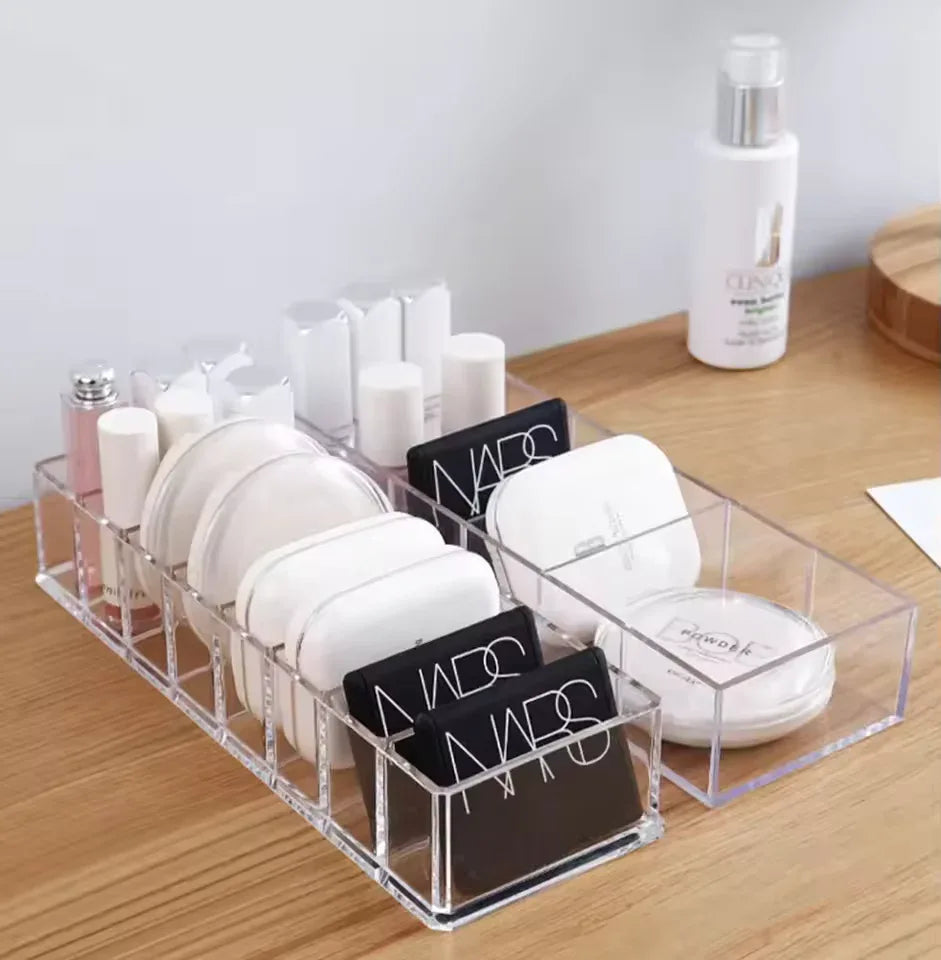 8 Compartment Organizer for Cosmetics & Accessories