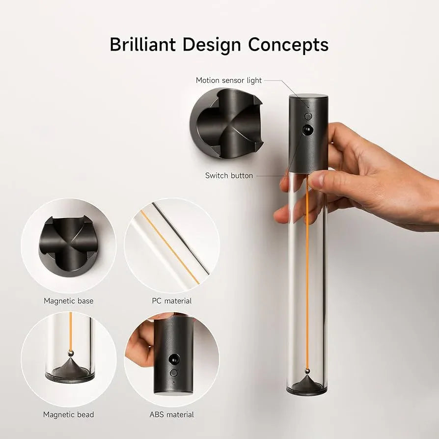 Cordless LED Night Light for Room - Modern Design