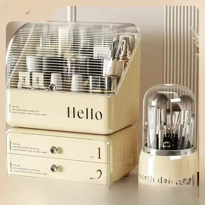 Makeup Organizer with Drawers Cosmetic Storage Box