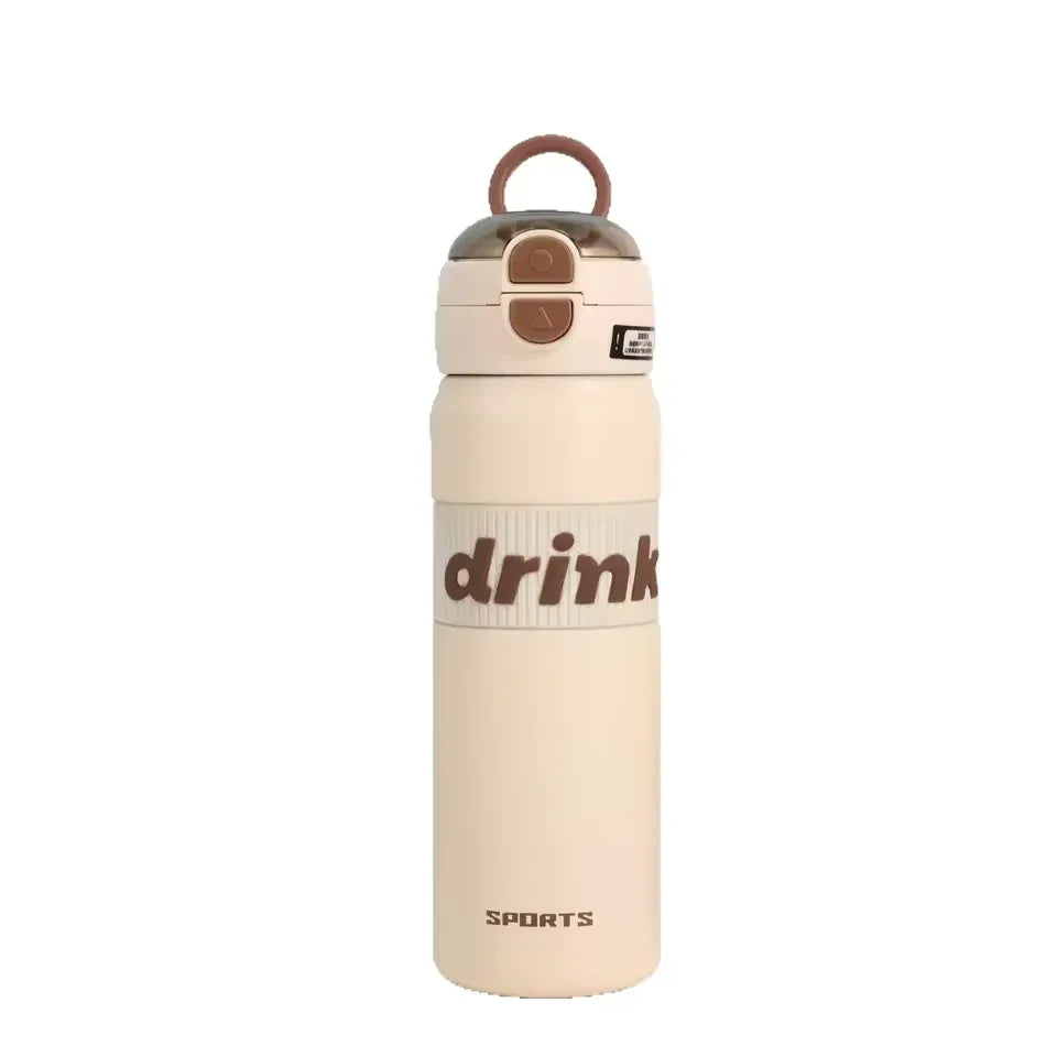 Stainless Steel Sports Water Bottle - Durable & Leakproof