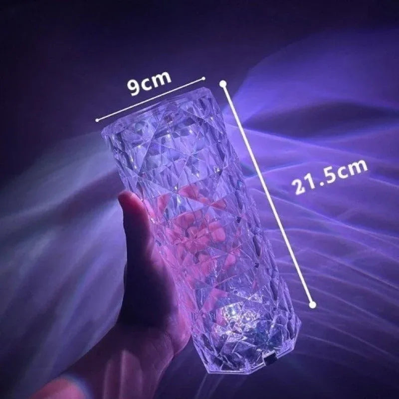 Crystal Lamp with Bluetooth Speaker & Remote