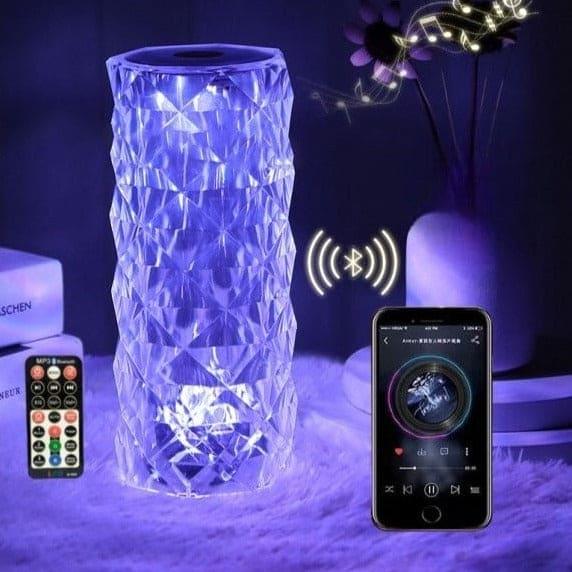 Crystal Lamp with Bluetooth Speaker & Remote