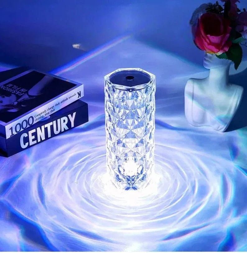 Crystal Lamp with Bluetooth Speaker & Remote