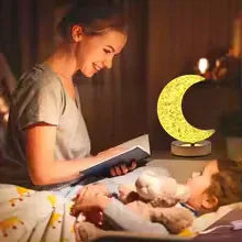 Crystal Moon Night Light Lamp with Dimming