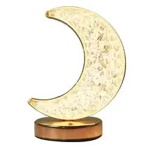 Crystal Moon Night Light Lamp with Dimming