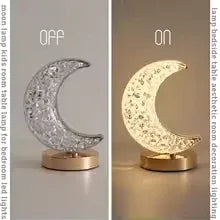 Crystal Moon Night Light Lamp with Dimming