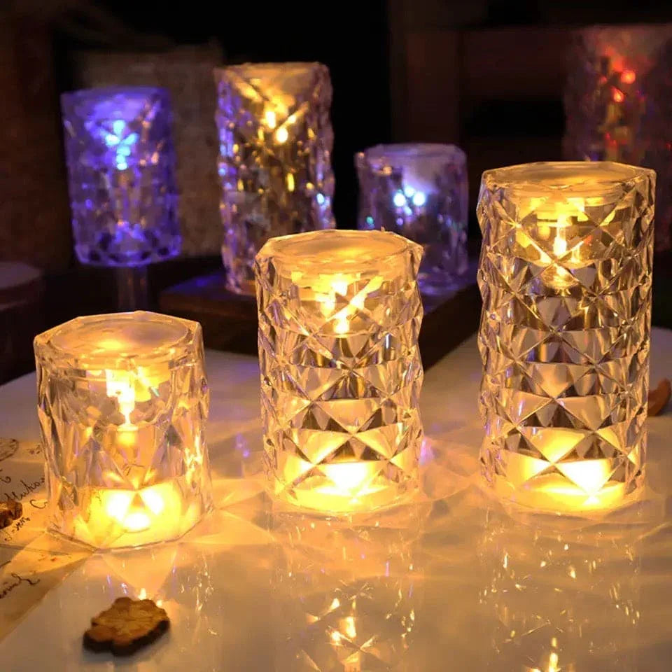 Crystal Rose Crystal Lamp Decorative Lighting