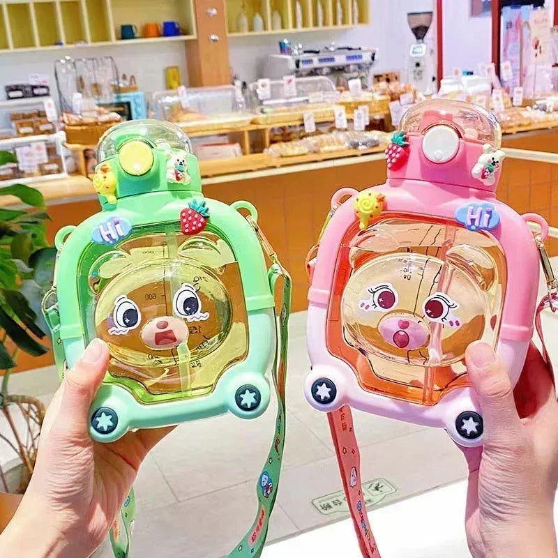 Cute Bear Water Cup for Kids - (Random color)
