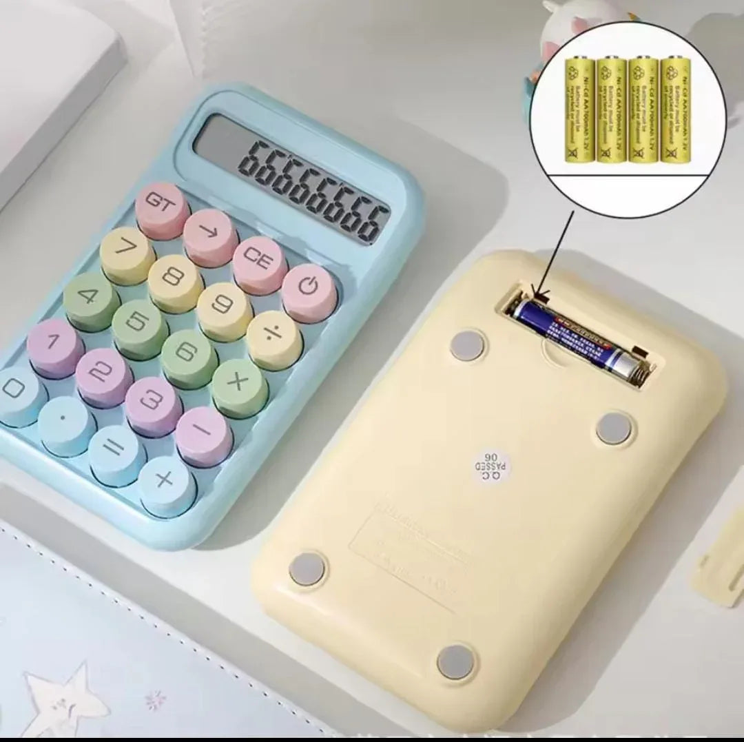 Cute Calculator for Students - Colorful Buttons