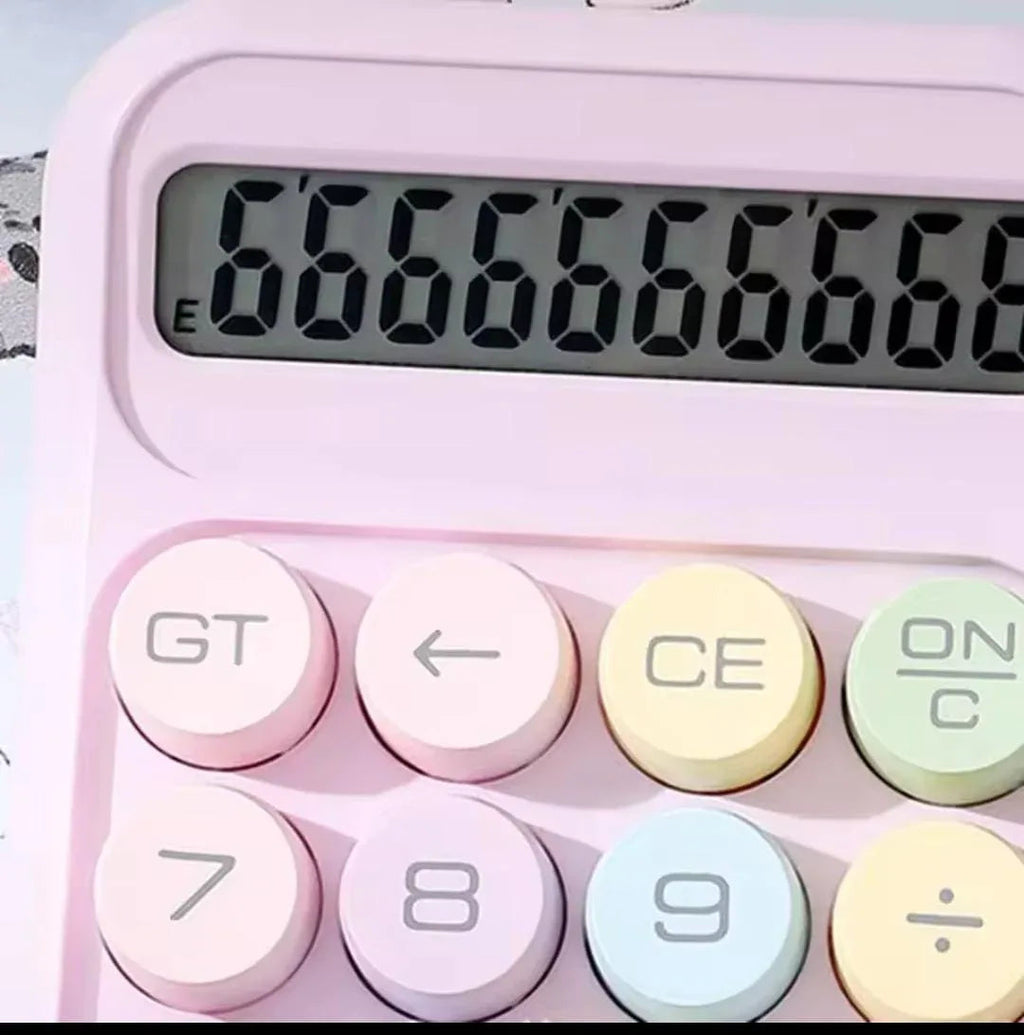 Cute Calculator for Students - Colorful Buttons