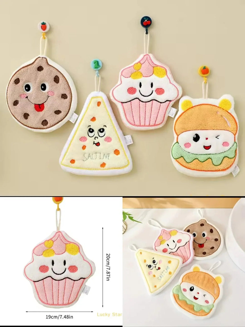 Cute Cartoon Hand Towels Random Design (each)