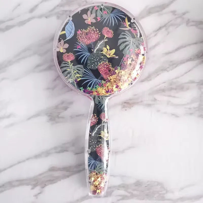 Cute Children Hair Brush with Floral Designs