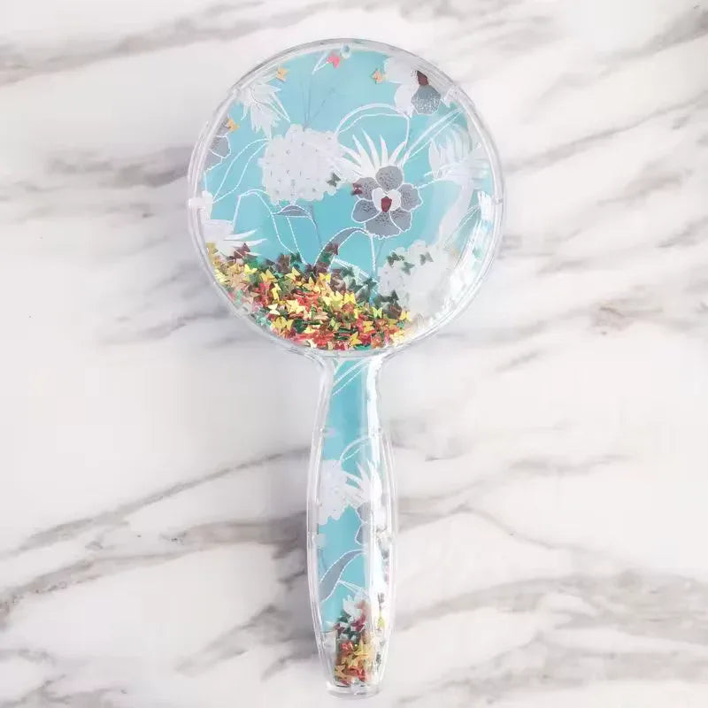 Cute Children Hair Brush with Floral Designs
