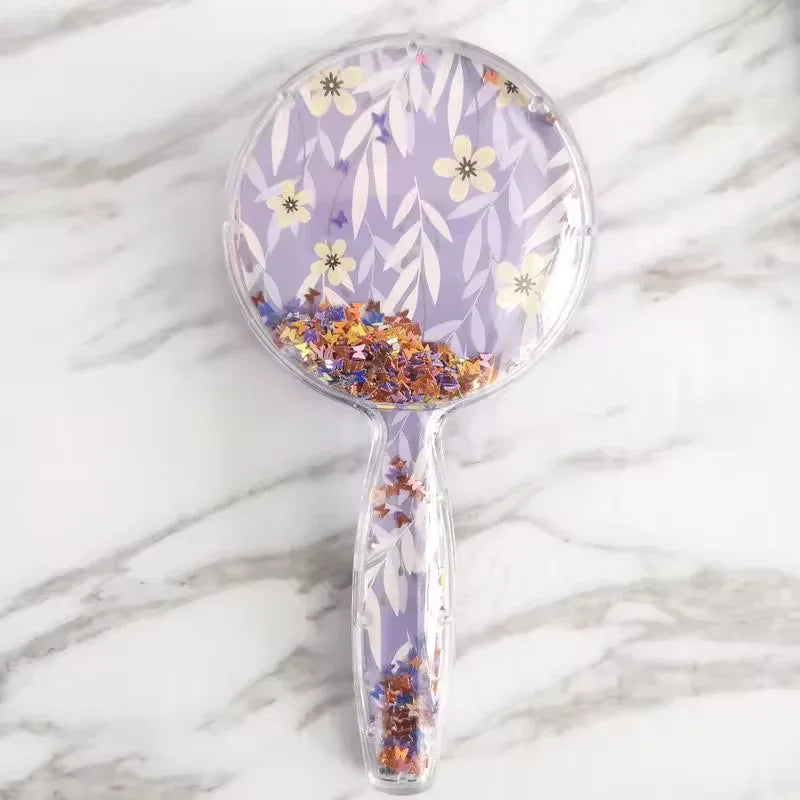 Cute Children Hair Brush with Floral Designs