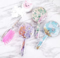 Cute Children Hair Brush with Floral Designs