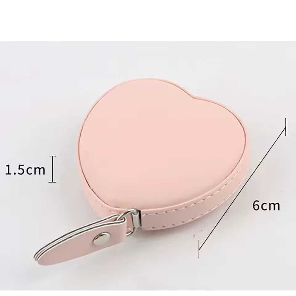 Cute Heart Shaped Measurement Tape