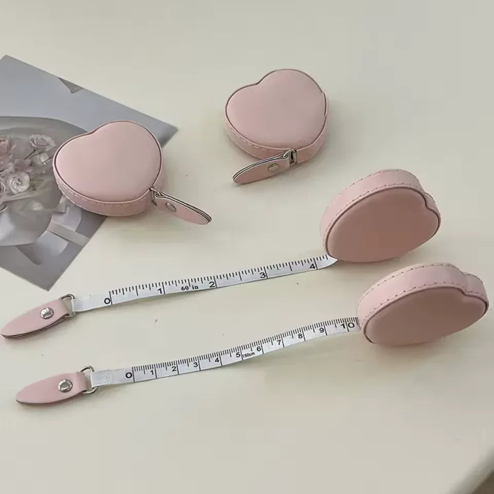 Cute Heart Shaped Measurement Tape