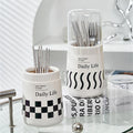 Kitchen Utensil Holder with Lid for Organized Storage