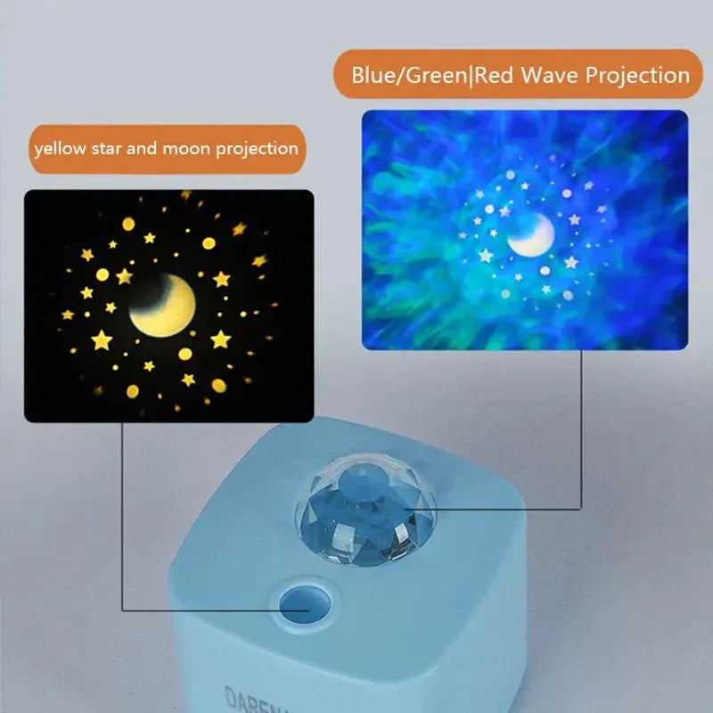 Ocean Light Projector with Sea Wave Star Lamp