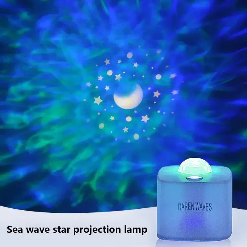 Ocean Light Projector with Sea Wave Star Lamp