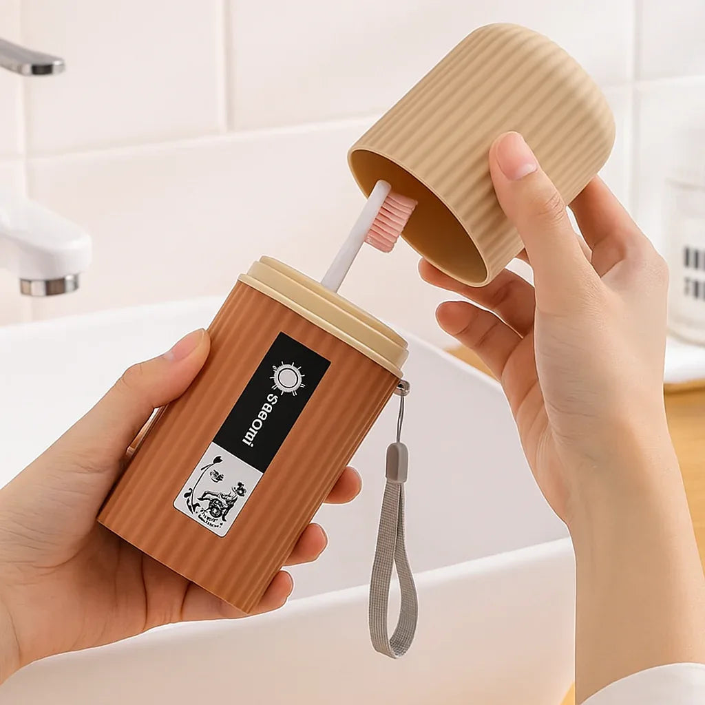 Travel Toothbrush Holder Box – Portable Hygiene Case