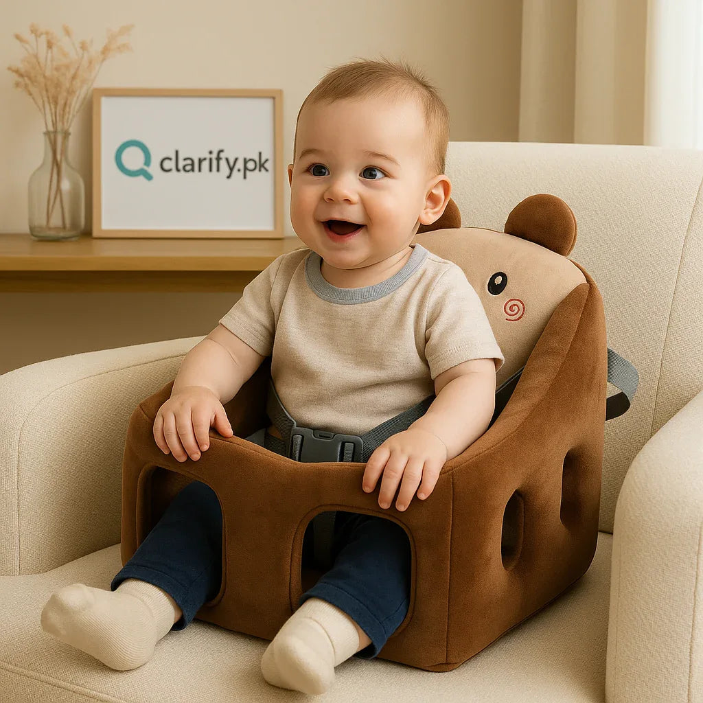 Premium Baby Support Seat – Brown Bear