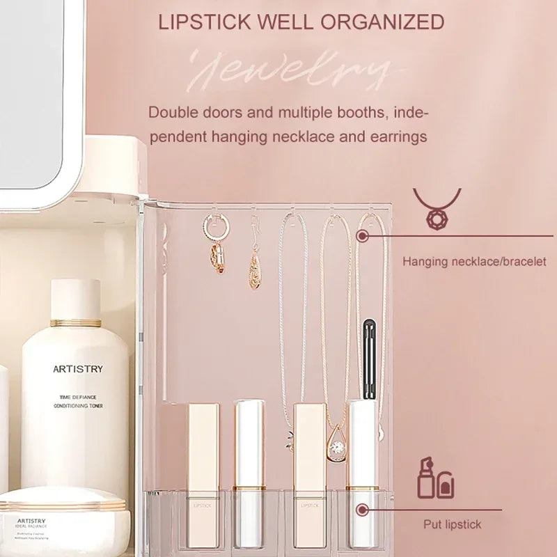 Desktop Cosmetic Storage Box Without Mirror