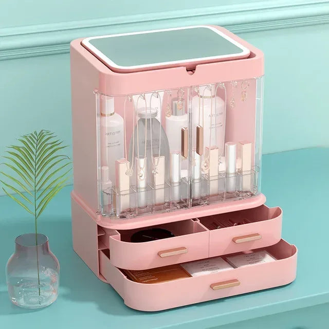 Desktop Cosmetic Storage Box Without Mirror