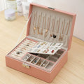 Double Layer Jewelry Organizer Cosmetic Case
