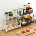 Double Layer Kitchen Storage Rack - Compact & Durable