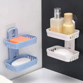 Double Layer Soap Dish Holder for Bathroom